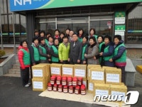 [사진] 전남 화순 도곡면 새마을부녀회 위문품 전달