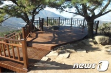 부산 금정산 깔딱고개, 계단 전망대 설치로 등산객 유혹