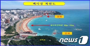 해운대해수욕장, 양옆 수중방파제 설치 모래유실 막는다