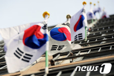 [사진]골드 태극기