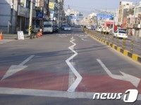 군산경찰서, 횡단보도 전·후 지그재그 차선 설치