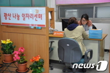 광주 광산구 시간제 일자리 소개 창구 운영