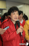 [사진]박근혜, 광주서 지지 호소