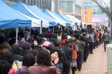 군산 지곡 쌍용예가 모델하우스 북적
