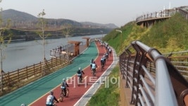 [포토]아라뱃길 따라 삶의 재충전 리프레시 자전거 투어