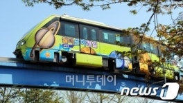 853억 애물단지 월미은하레일 시승식 열려