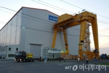 일진전기, 홍성 변압기공장서 첫 제품 출하