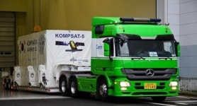 아리랑5호, 발사장 이송 완료