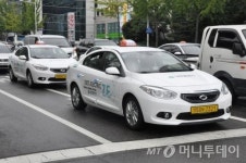 SM3 전기차, 대전에서 실제 택시 영업