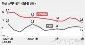 '0%대 물가', 현실이 되는 'D의 공포'