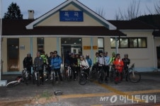 [사진]옥곡역 자전거 풍경