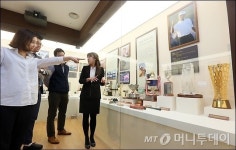 [사진]세계골프역사박물관에 전시된 최경주 선수