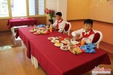 北 초등학생들의 여름 캠프