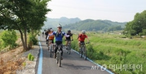레포츠열차, 오천·새재자전거길서 올해 첫 기적 울려