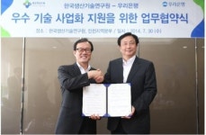 우리銀, 한국생산기술연구원과 업무협약 체결