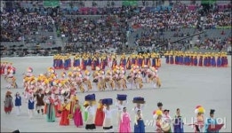 [인천AG][사진]신나는 풍물공연