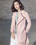 전지현, 사랑스러운 핑크 트렌치코트…봄 분위기 물씬