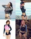 휴가 때 뭐 입지?…섹시 스타들의 수영복 화보에서 찾아봐