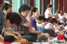 [사진]수능 D-100, 무더위 속 간절한 기도