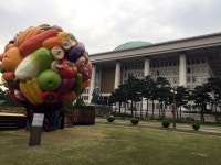 국회 과일나무 이전…헌정기념관으로