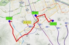 우면동 지나는 개포~사당 버스노선 신설… 4435번 운행