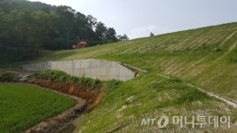 용인시, 붕괴우려 좌항2호 저수지 보수 마쳐
