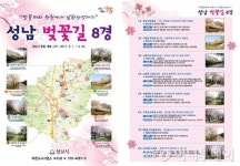 성남시, 지역 벚꽃길 8경 상춘객 맞이 안내