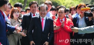 홍준표 보수 단일화 의미 없다…영남권 집중 공략