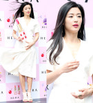 전지현, 우아한 원피스 패션…순백의 여신