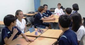 한성대, 길음중 뷰티·다문화 체험 자유학기제 진행