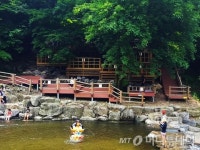 축령산자연휴양림에서 휴가철 물놀이 즐기세요