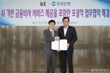 우리은행, KT와 AI 금융비서 서비스 제공 협약 