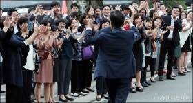 [사진]반포주공1단지 시공사 현대건설, 경사났네