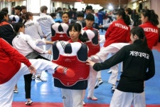 베트남 태권도 국가대표팀, 계명대서 전지 훈련