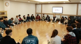 코리아텍 김기영 총장, 나우리사랑방서 학생과 소통