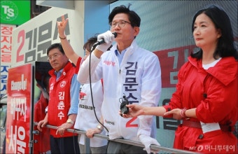 [사진]지지호소하는 김문수 후보