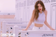 인간 샤넬 블랙핑크 제니, 레드 립+크롭탑 찰떡 소화