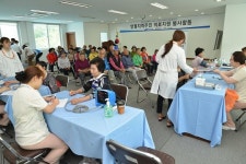 쌍용양회, 강북삼성병원과 영월 의료지원 봉사활동