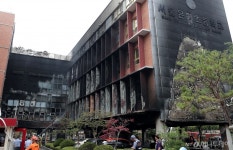 [사진]은명초등학교 화재 현장