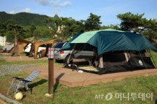 장흥군, 심천공원 오토캠핑장이 재개장 된다