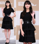 오연서, 400만원 넘는 올블랙 패션…개미허리 깜짝