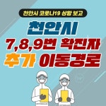 천안 확진자 이동경로 공개… 스타벅스 불당DT점·새마을금고 등