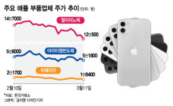 中 판매량 반토막 애플에 부품주까지 삐걱