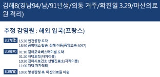 김해 외동 20대 남성 코로나19 확진…프랑스서 입국