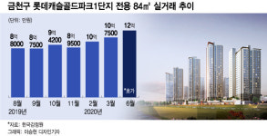 10억 뚫은 금천구 아파트, 넉달새 2억 더 뛰었다