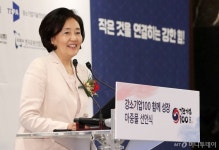 [사진]강소기업100 마중물 선언식 참석한 박영선 장관