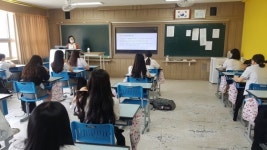 경동대 교수들, 상지여중 방문해 진로특강 펼쳐 눈길