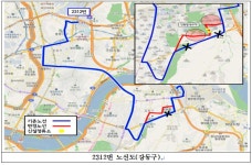 서울시, 시내버스 302·2312번 노선 일부 변경된다