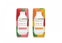 [신상품라운지]꿀벌이 자연수분한 과일 담은 상하목장 유기농주스