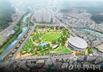 용인시,마평동 종합운동장 센트럴파크로 조성